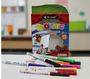 BIGMAN Bertand LadyBug Edition Water Color Pens Set Of 12