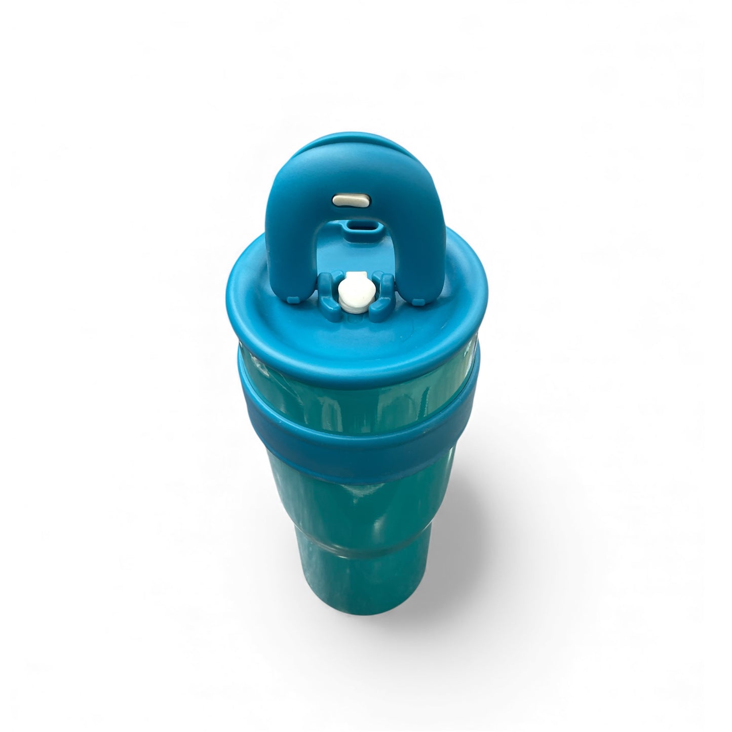 BIGMAN Teal Blue Insulated Travel Tumbler 40oz with Straw