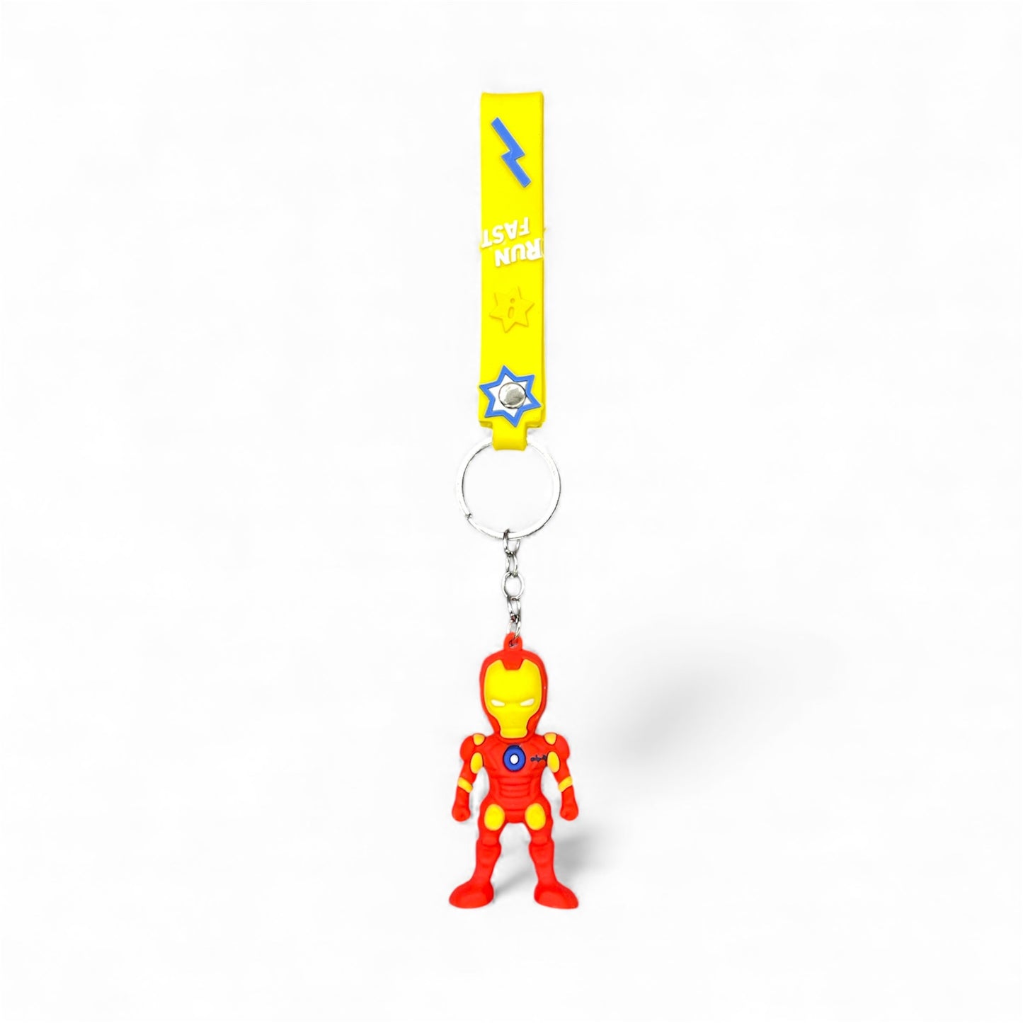 BIGMAN Iron Man Character Rubber Keychain