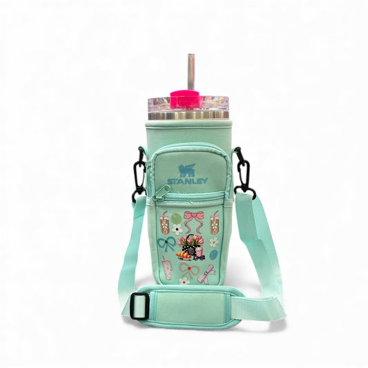 BIGMAN Mint Green Stanley Tumbler Bag