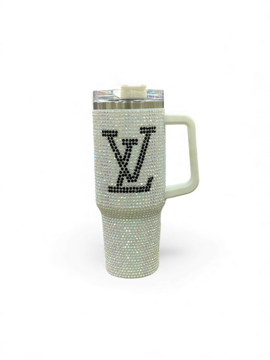 BIGMAN Luxury Rhinestone LV Bling Edition Tumbler 40oz