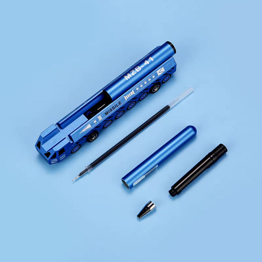 BIGMAN Missile Launcher Style Gel Pen Creative Toy Writing Pen for Kids