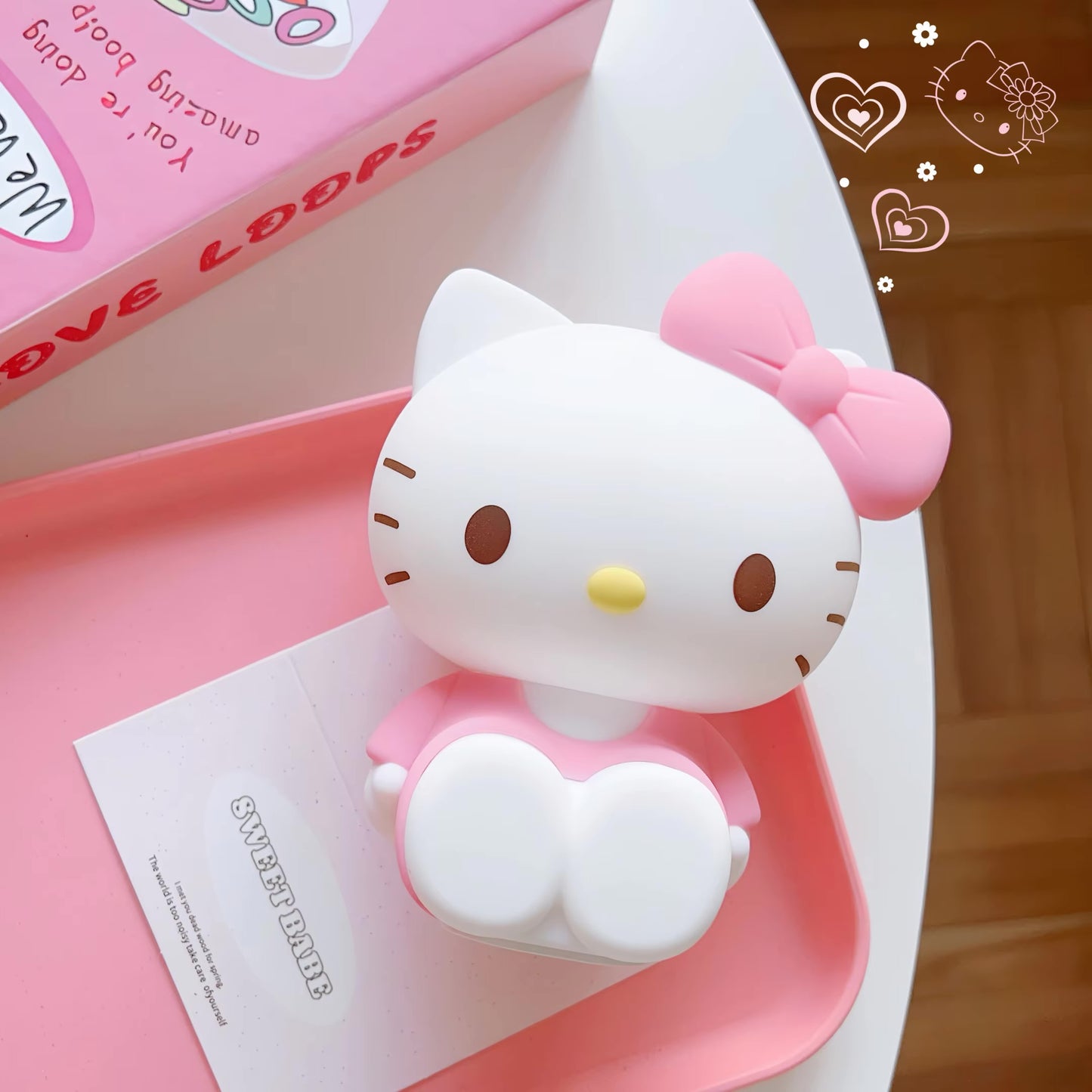 BIGMAN Hello Kitty Mini Silicon Touchable Lamp For Kids