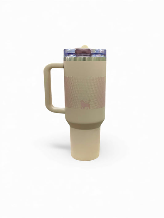BIGMAN Latte Beige Stanley Flip Straw Tumbler 40oz