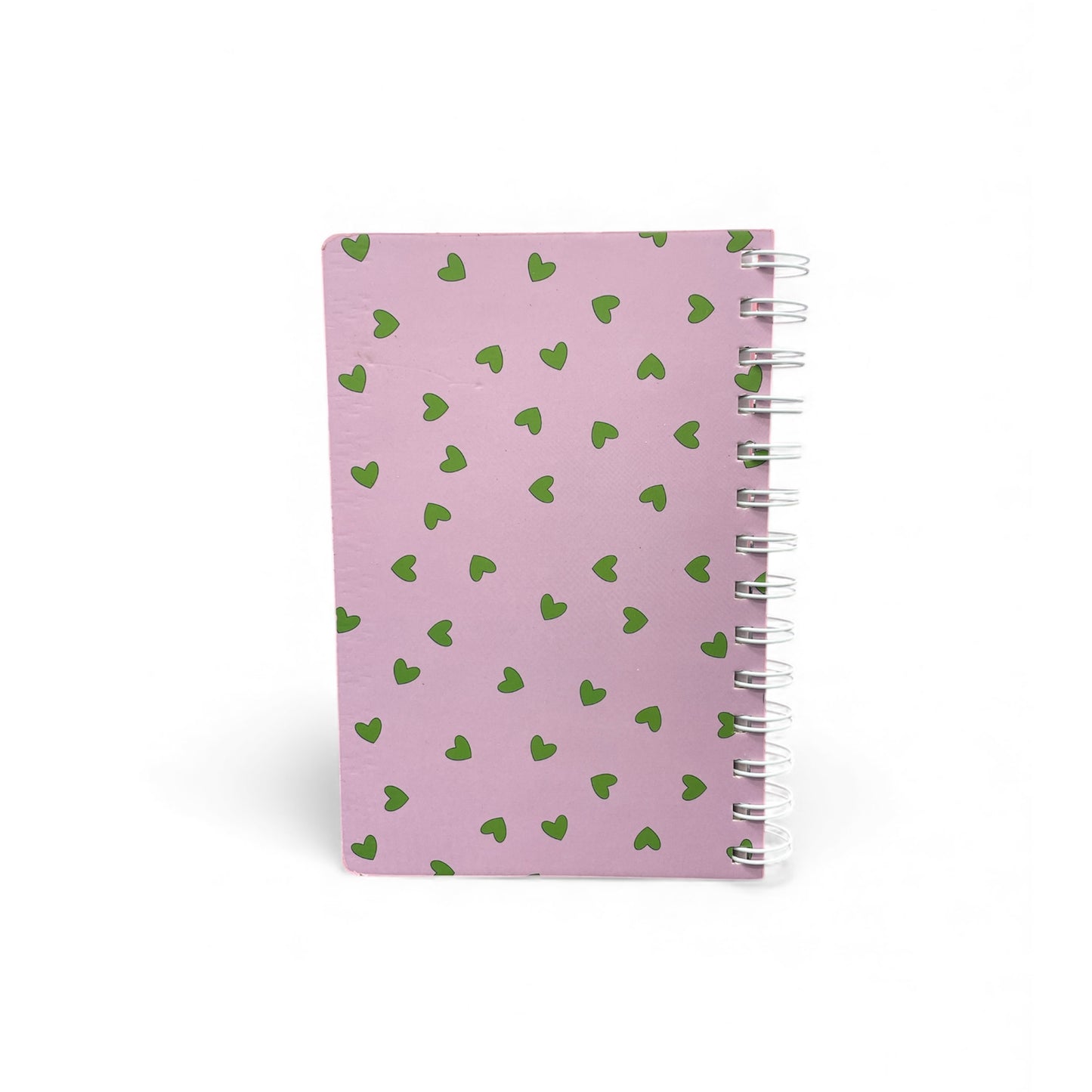 BIGMAN Pink Cat Spiral Notebook with Solar Calculator