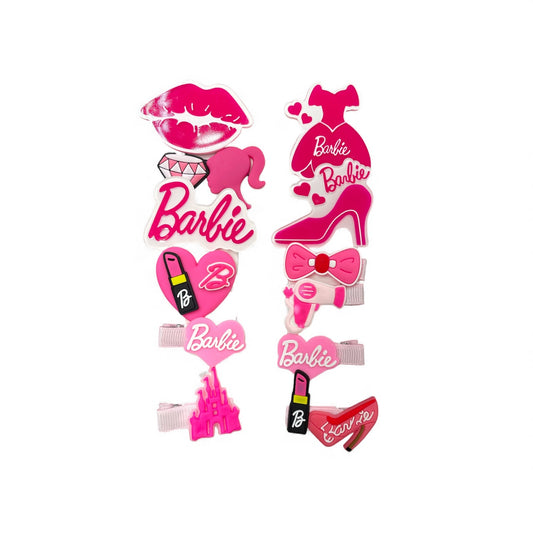 BIGMAN Plush Barbie Hair Clip Set