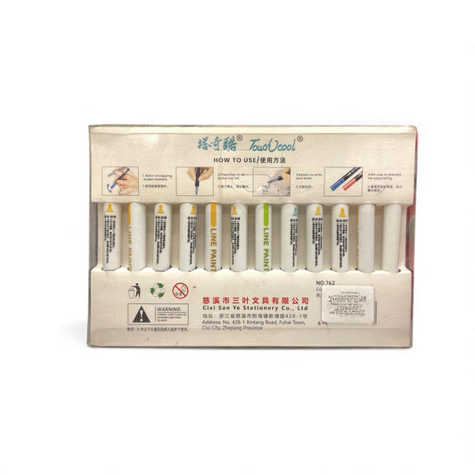 BIGMAN Shake & Press Outliner Marker Set Of 12