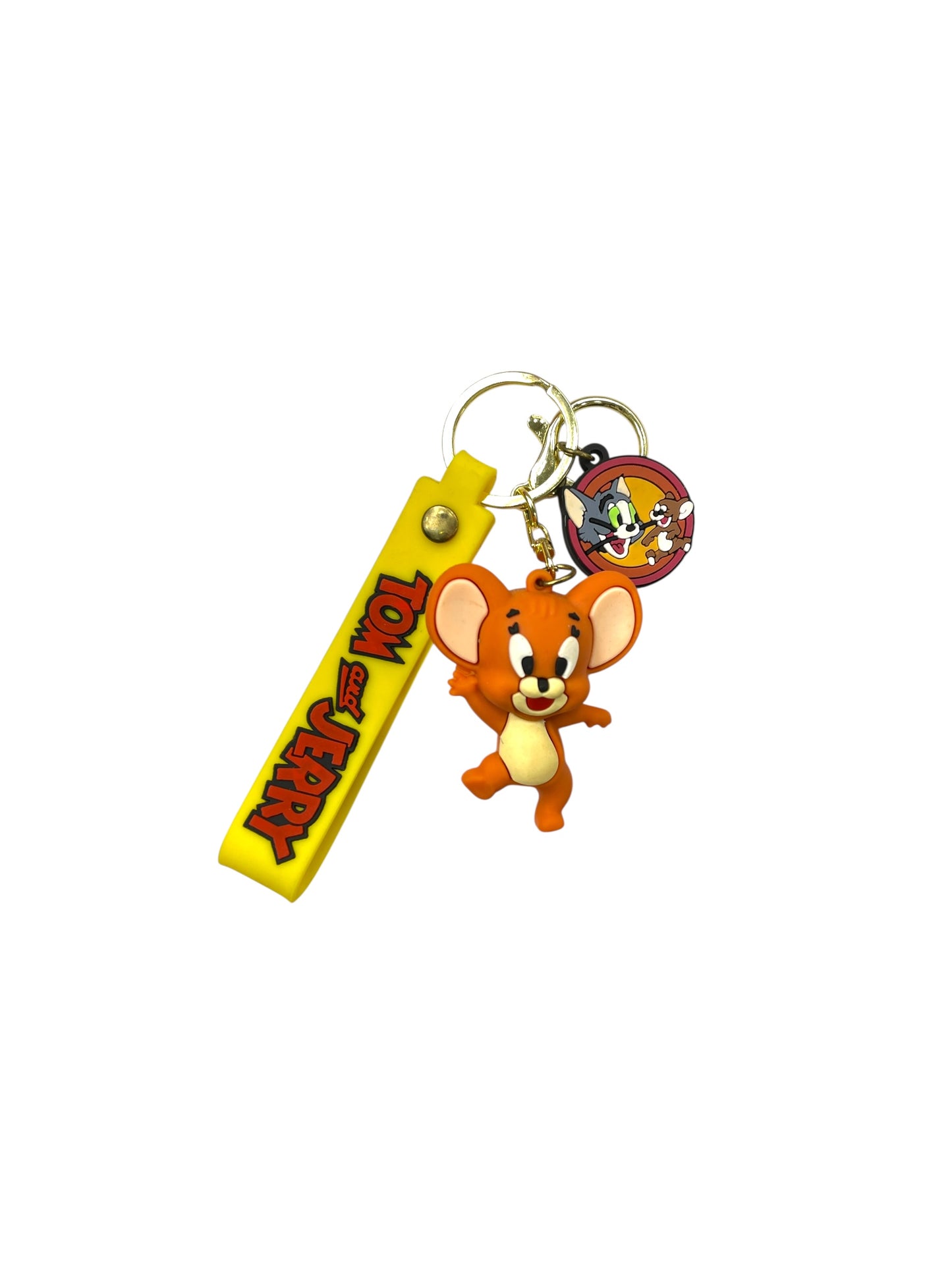 BIGMAN Tom & Jerry Hard Silicone Coated Keychain