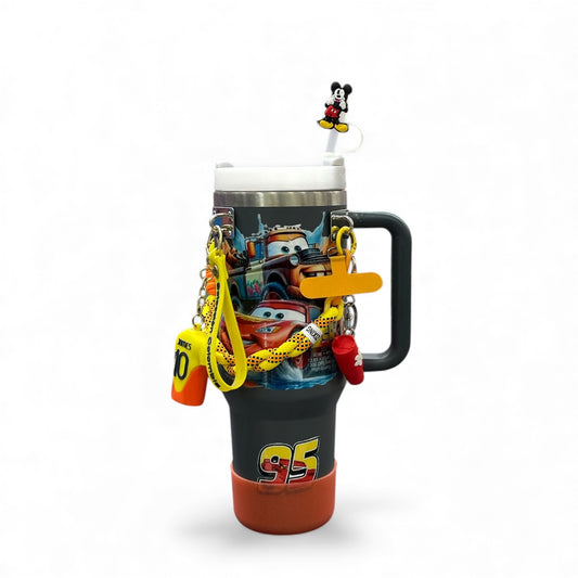 BIGMAN Cars Edition Tumbler 40oz With Accessories