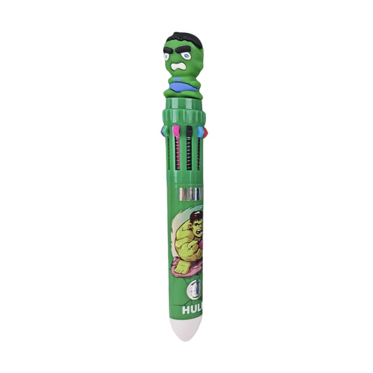 BIGMAN Marvel Character 10-in-1 Multi-Color Gel Pen