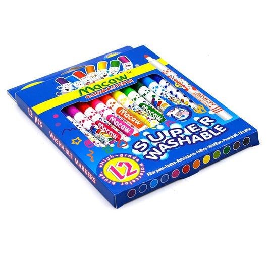 BIGMAN Jumbo Super Washable Marker Set Of 12