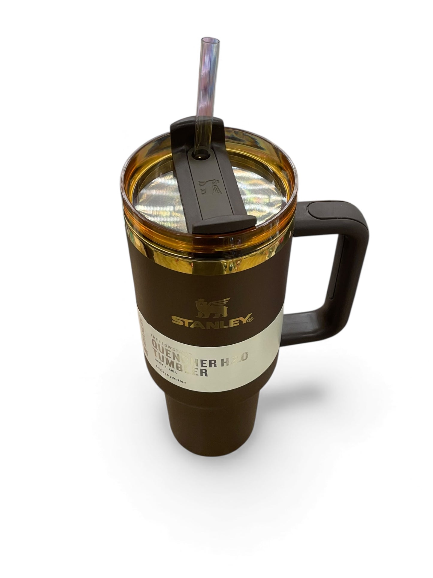 BIGMAN Bronze Brown Stanley Quencher Tumbler 40oz