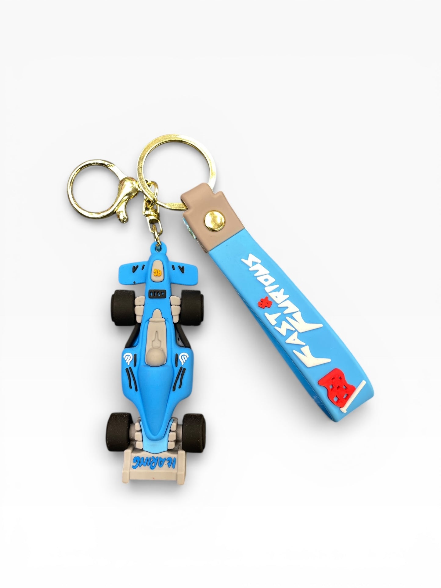 BIGMAN F1 Racing Car Silicon Keychain