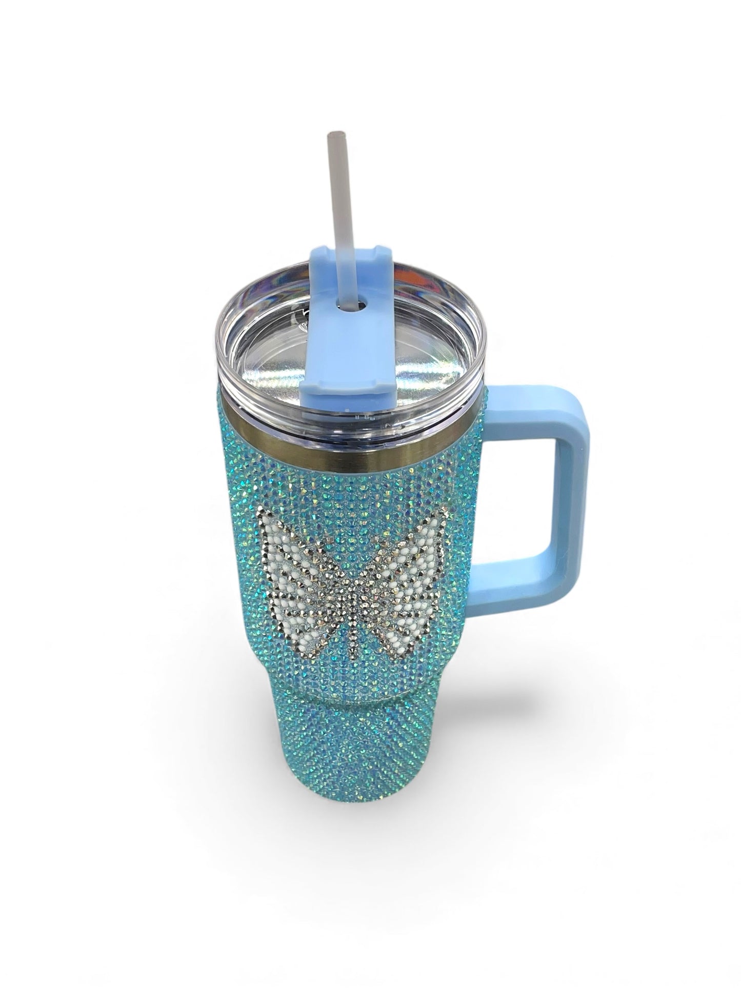 BIGMAN Luxury Rhinestone Butterfly Crystal Edition Tumbler 40oz