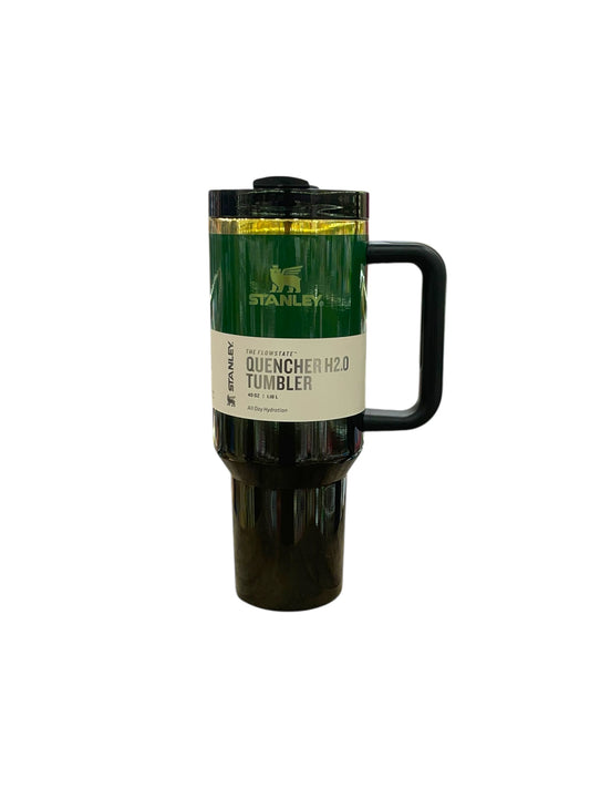 BIGMAN Green & Black Gradient Stanley Quencher Tumbler 40oz