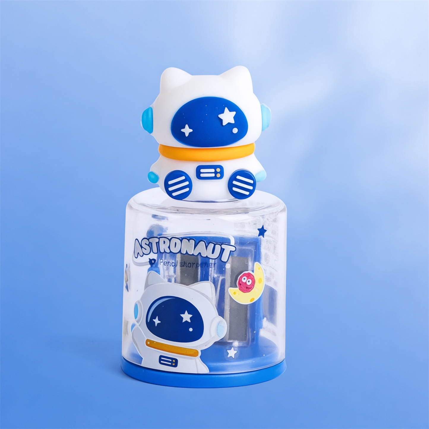 BIGMAN Kitty Astronaut Space Dual-Hole Pencil Sharpener