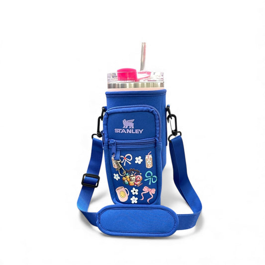 BIGMAN Blue Bow Stanley Tumbler Bag