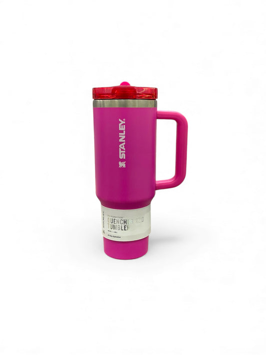 BIGMAN Hot Pink Stanley Flip Straw Quencher Tumbler 40oz