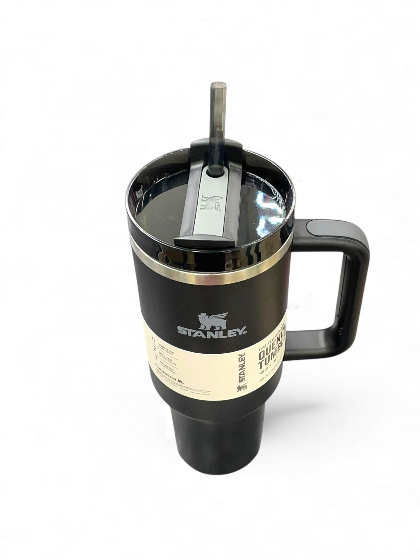BIGMAN Matte Black Stanley Quencher Tumbler 40oz