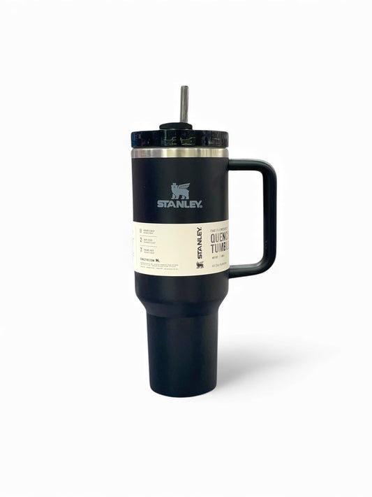 BIGMAN Matte Black Stanley Quencher Tumbler 40oz
