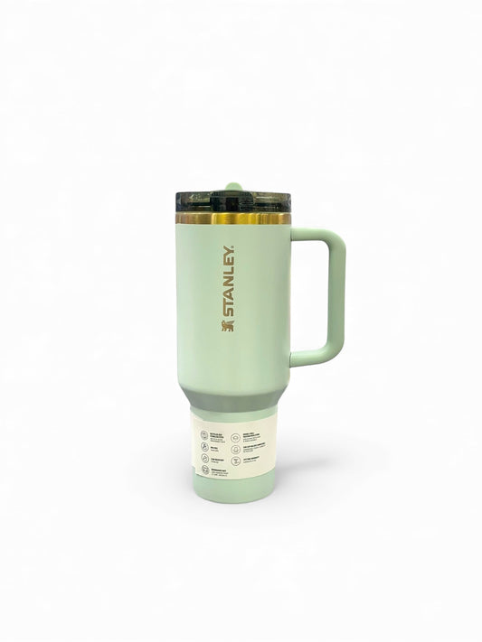 BIGMAN Olive Green Stanley Flip Straw Quencher Tumbler 40oz
