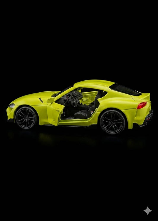 Bigman NeonRush GT Sports Diecast Car Model with Opening Doors