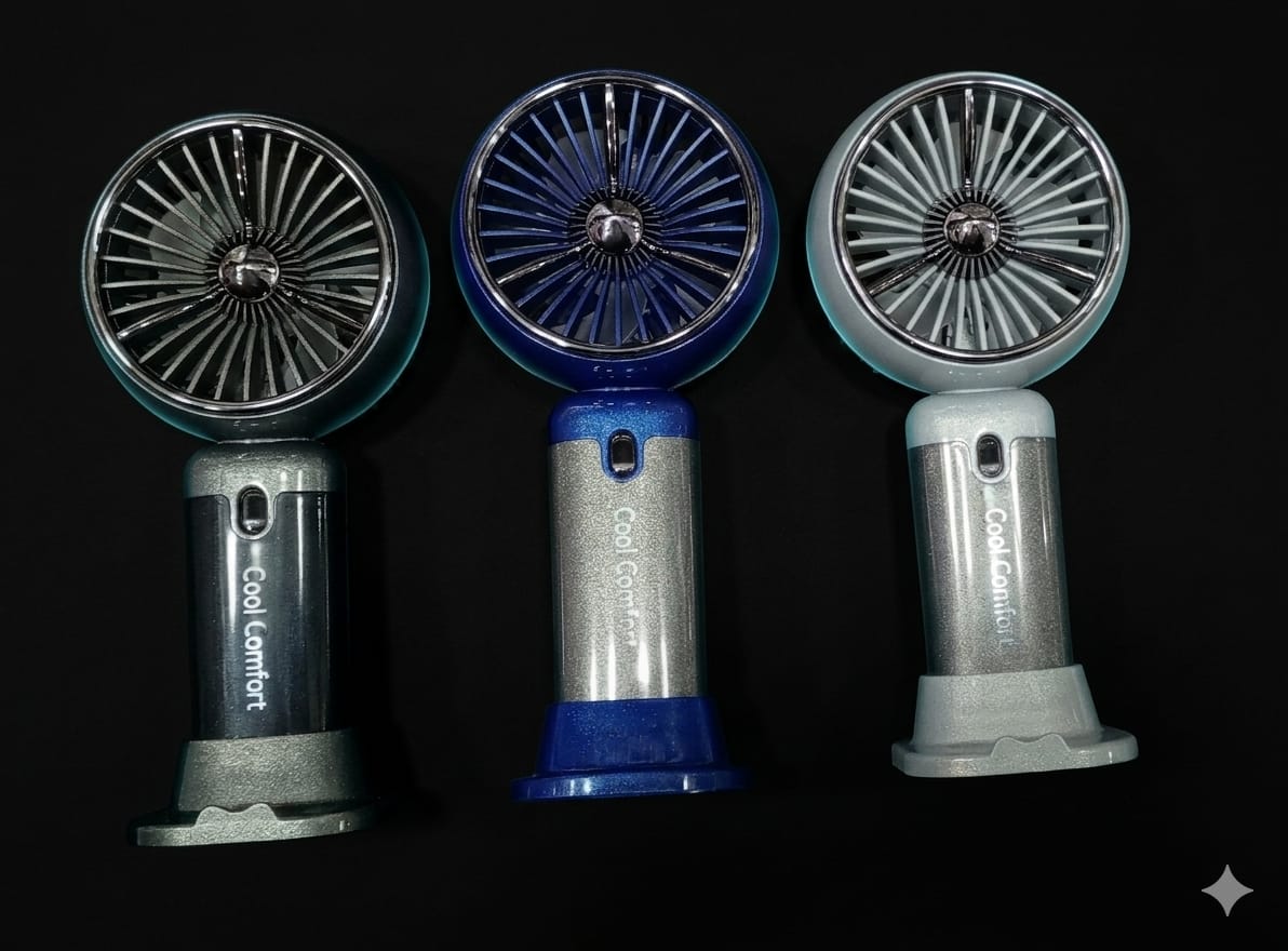 Bigman FrostJet – Rechargeable High-Speed Portable Mini Fan | Powerful Cooling Airflow with Premium Design