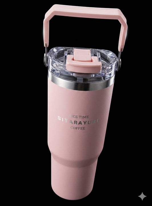 Bigman premium sitarayuri CozyFlow Tumbler – Premium Stainless Steel Travel Mug | Vacuum Insulated Hot & Cold Coffee Tumbler