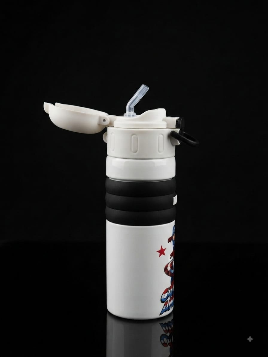 BIGMAN Captain America Kids Water Bottle