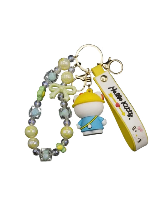 Cute Beaded Cartoon Keychain