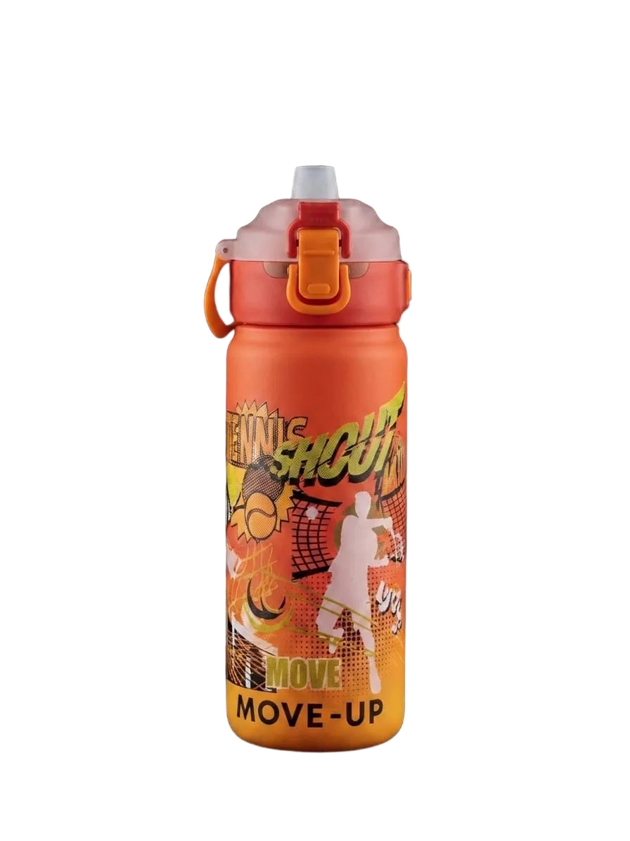 Orange Sports Water Bottle