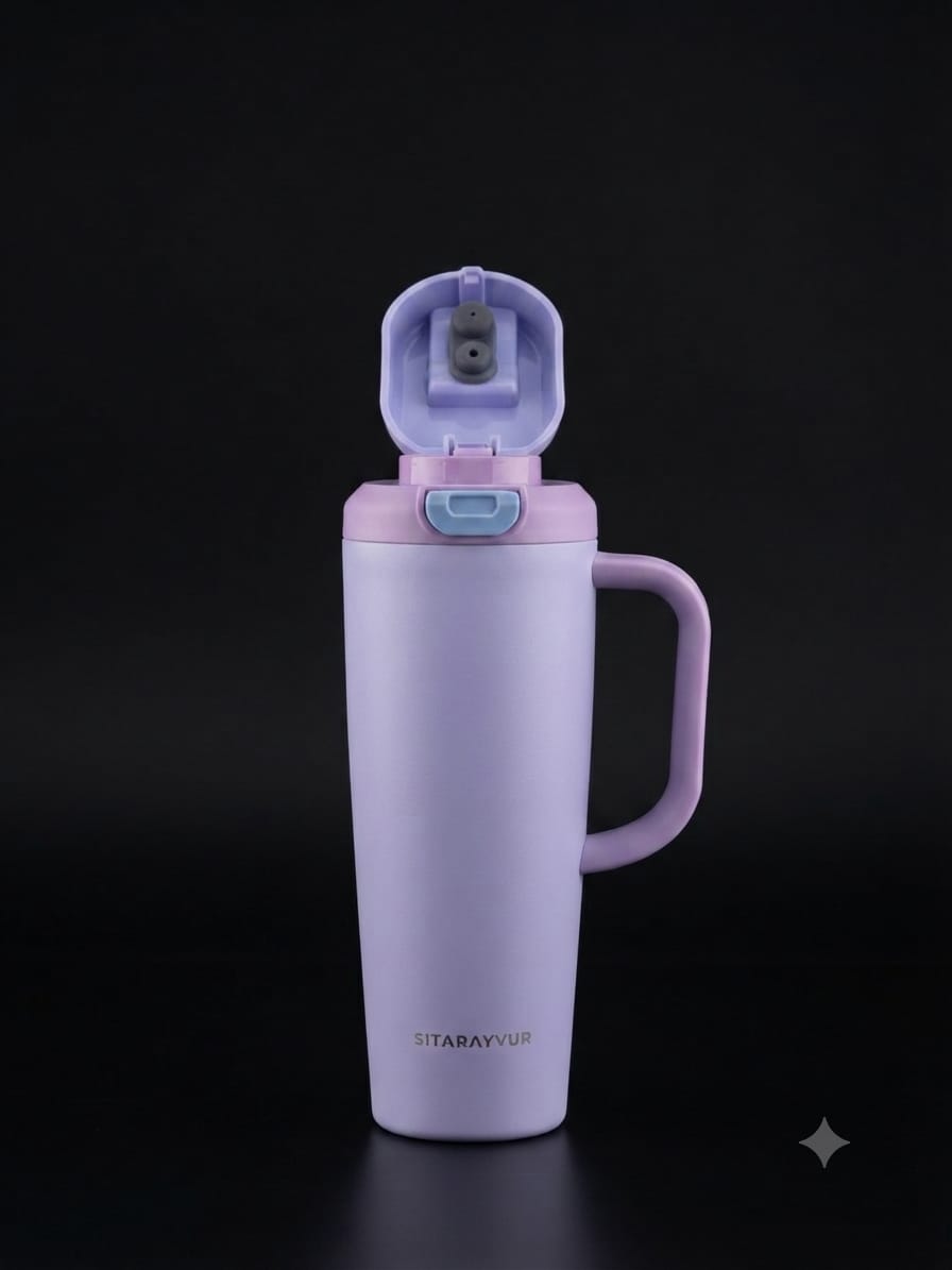 Bigman Pink Flip-Top Tumbler