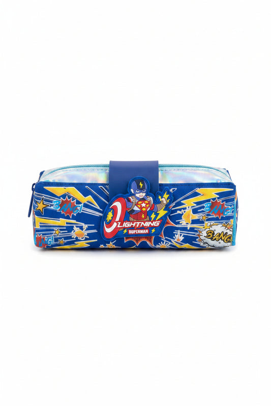 Superhero Comic Lightning Folding Pencil Pouch