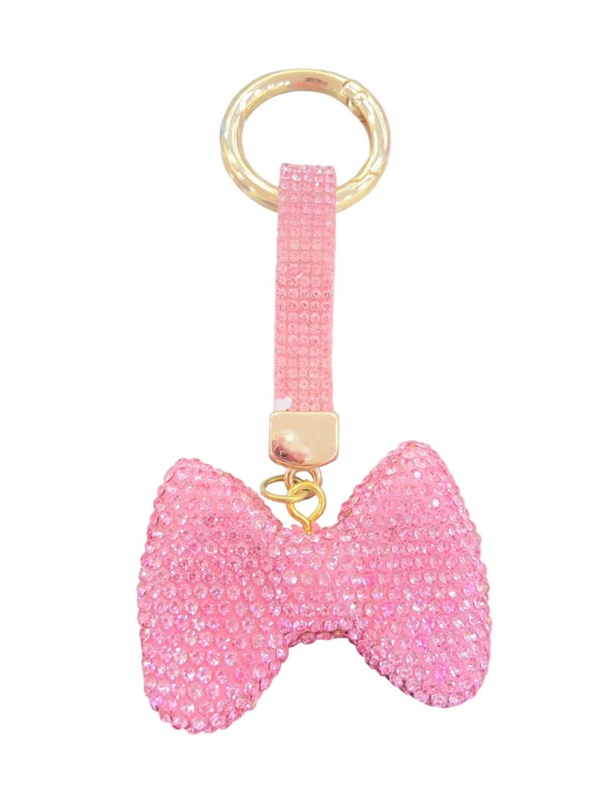 Bigman Crystal Bow Keychain