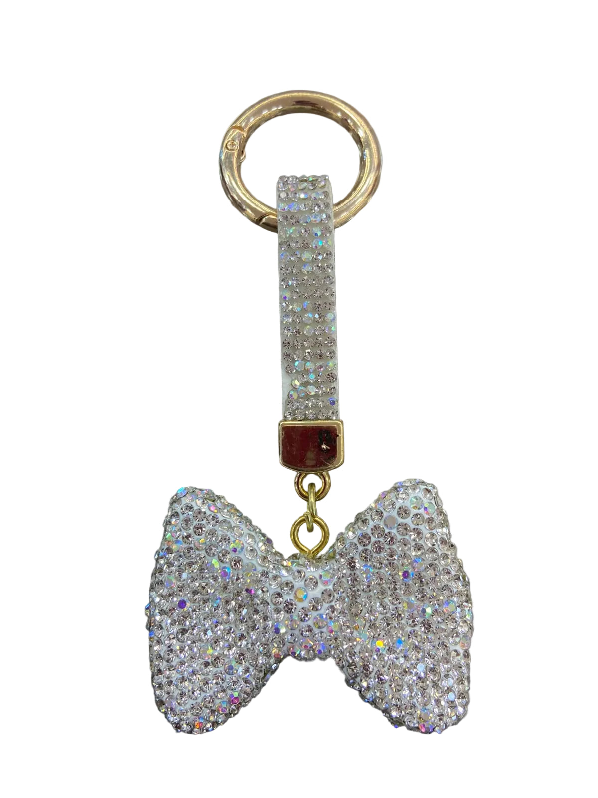 Bigman Crystal Bow Keychain