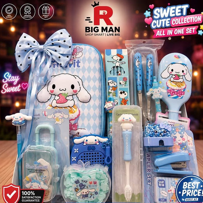 Cinnamoroll All-In-One Kids Stationery Gift Basket & Hamper