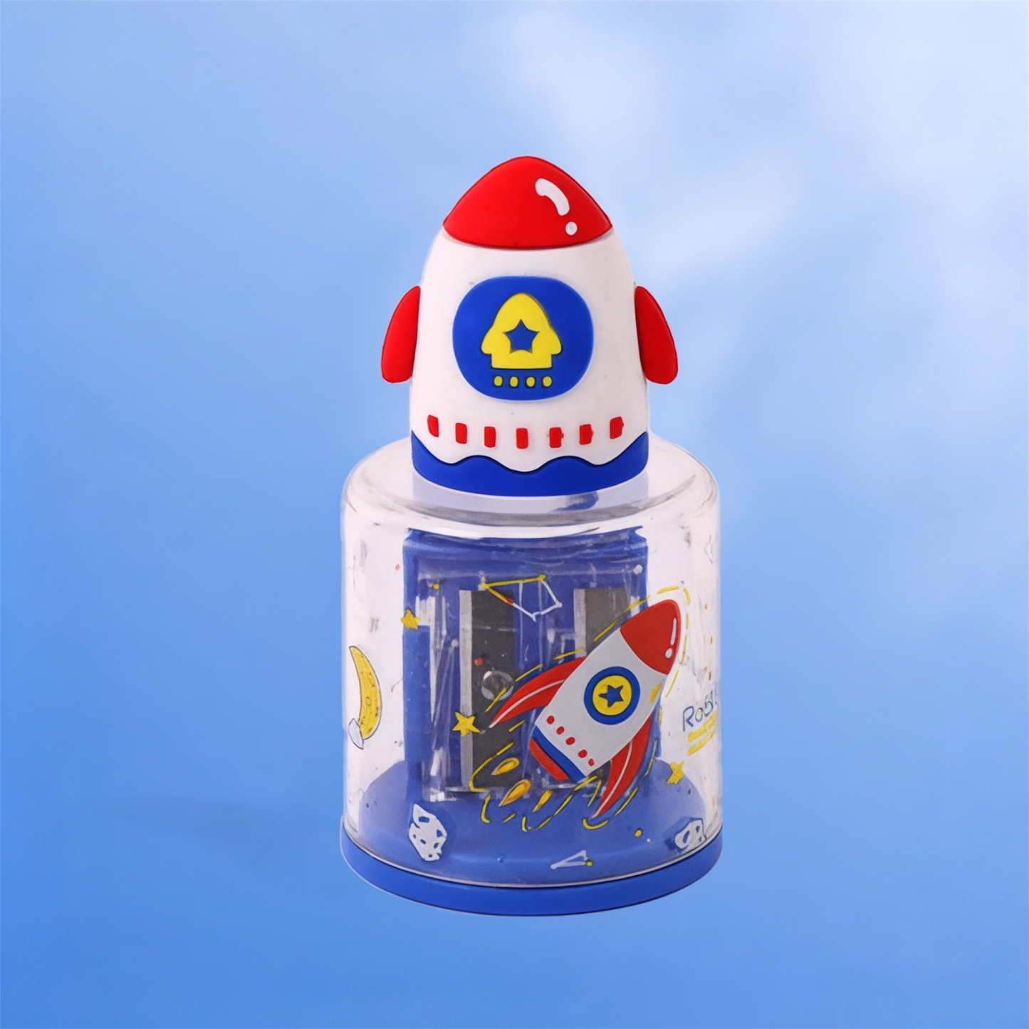 BIGMAN Rocket Space Dual-Hole pencil Sharpener