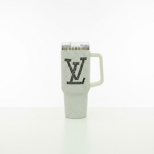 BIGMAN Luxury Rhinestone LV Bling Edition Tumbler 40oz