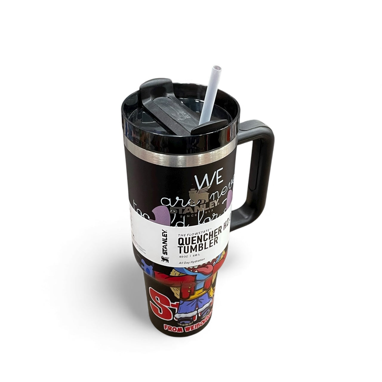 BIGMAN Streetwear Black Stanley Tumbler 40oz