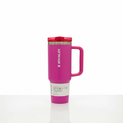 BIGMAN Hot Pink Stanley Flip Straw Quencher Tumbler 40oz