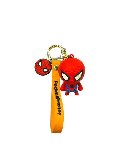 BIGMAN Spider-Man Hard Silicone Coated Keychain