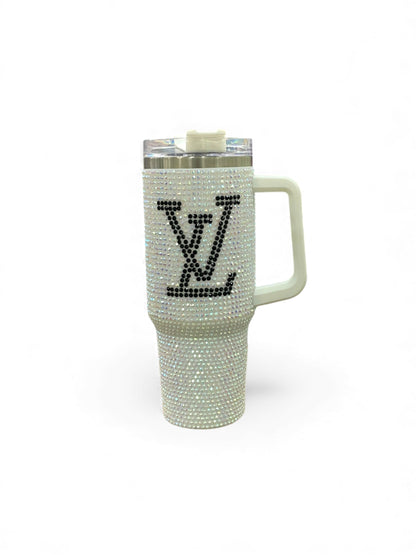 BIGMAN Luxury Rhinestone LV Bling Edition Tumbler 40oz