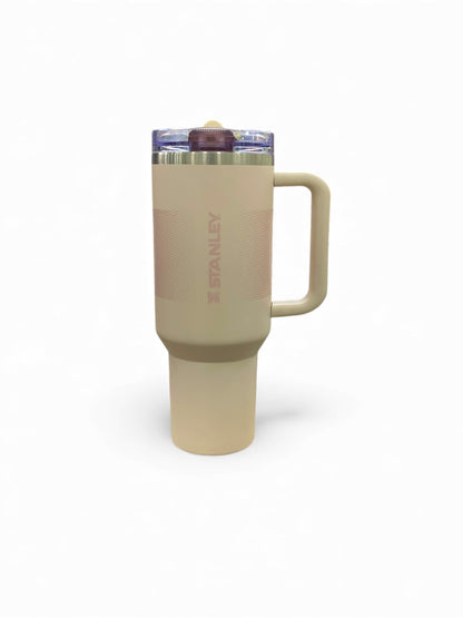 BIGMAN Latte Beige Stanley Flip Straw Tumbler 40oz