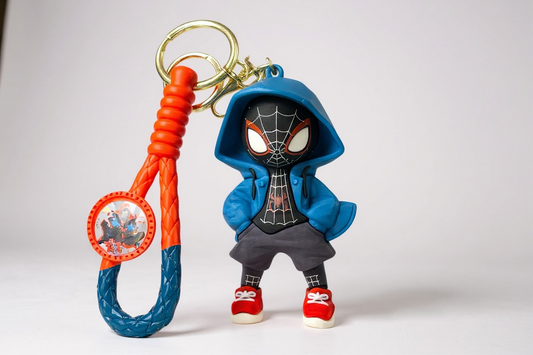 BIGMAN Spider-Man Hard Silicone Coated Keychain