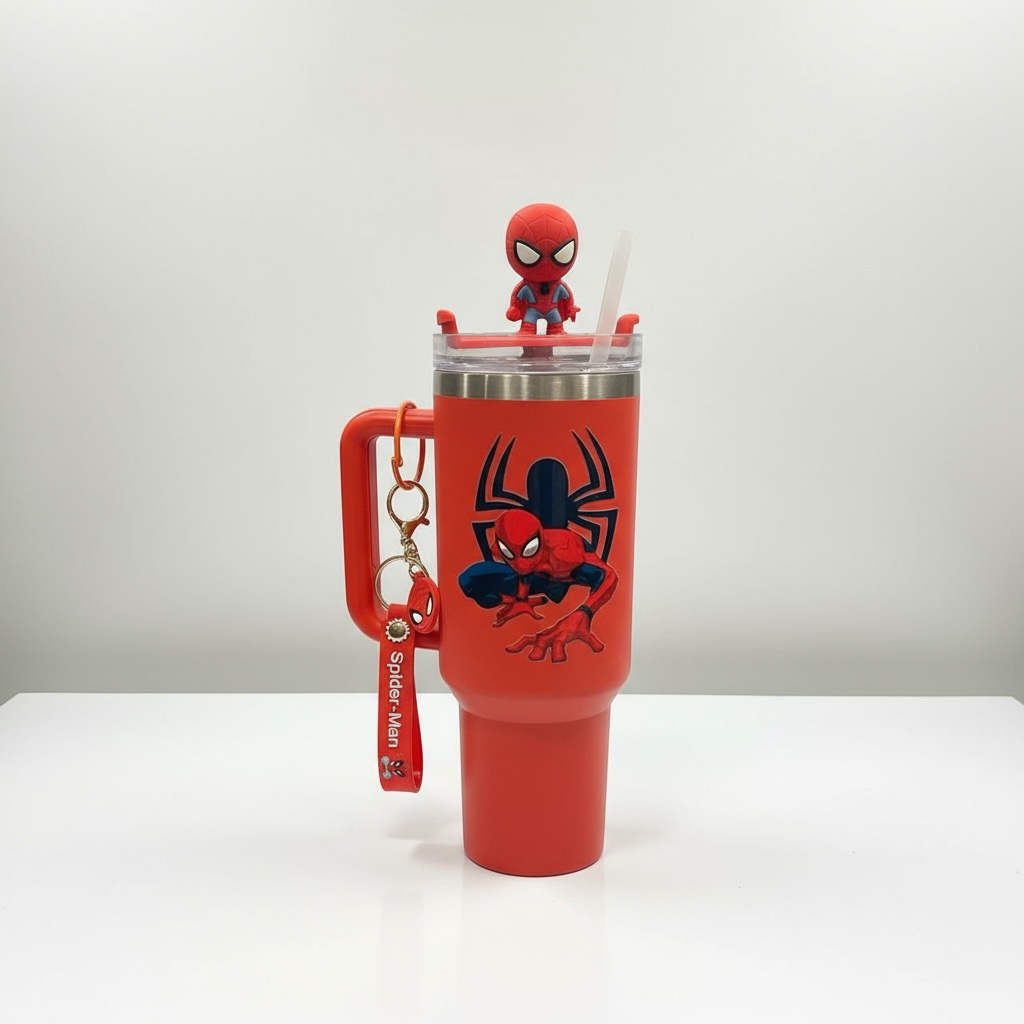 BIGMAN Marvel Spider-Man Red Edition Stanley Tumbler 40oz