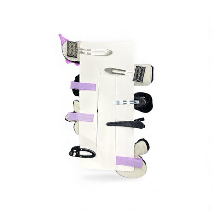 BIGMAN Kuromi Cute Plush Hair Clip Set