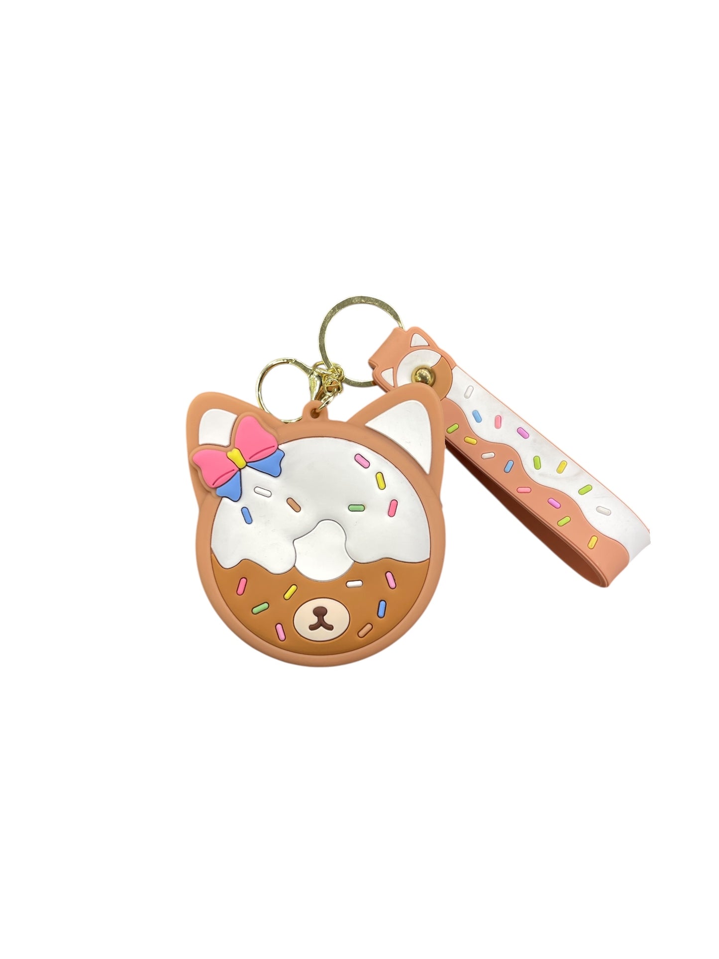 Bigman Hello Kitty Mini Zipper pouch Soft Silicon Keychain