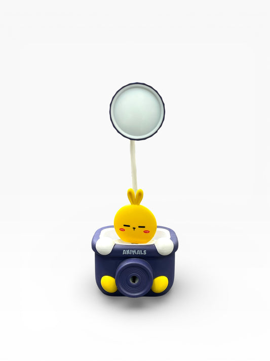 BIGMAN Rechargeable Mini LED Table Lamp with Pen Holder & Sharpener