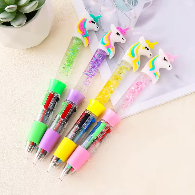 BIGMAN Crystal Unicorn 10-in-1 Multi-Color Gel Pen