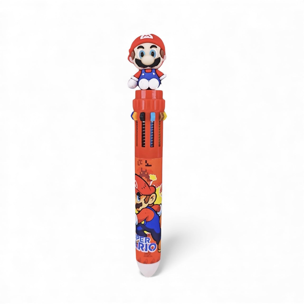 BIGMAN Mario Characters 10-in-1 Multi-Color Gel Pen